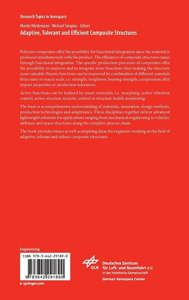 Produktbild: Adaptive, tolerant and efficient composite structures