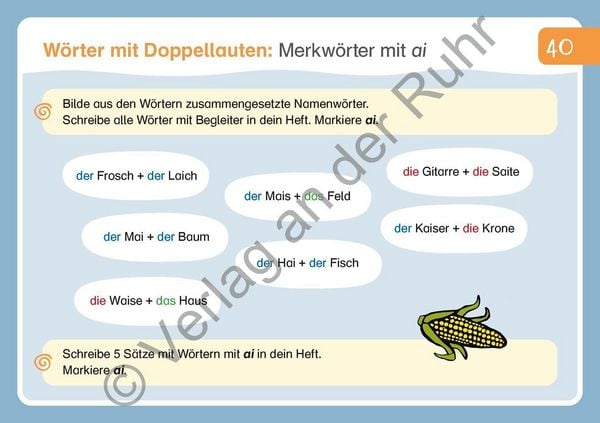 Produktbild: Die Rechtschreib-&Uuml;bungskartei &ndash; Klasse 3/4