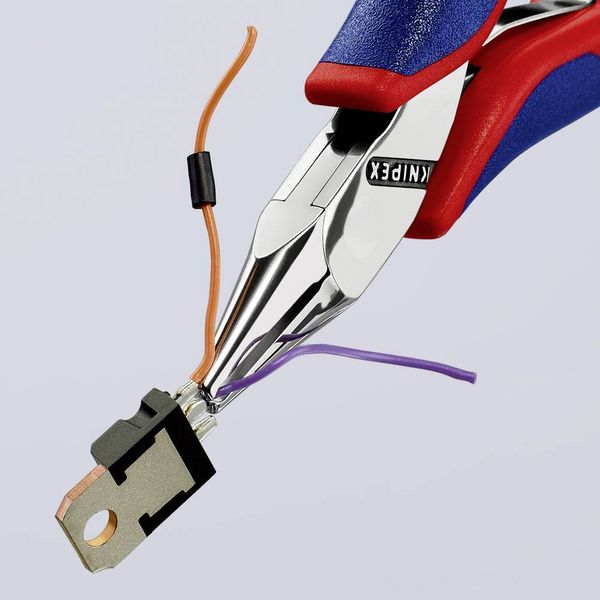 Produktbild: Knipex 64 22 115 Elektronik- u. Feinmechanik Vornschneider mit Facette 115mm