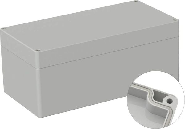 Produktbild: TRU COMPONENTS TC-9065556 Outdoor-Geh&auml;use 240.5 x 120 x 100.5 Polycarbonat Lichtgrau (RAL 7035) 1 St.