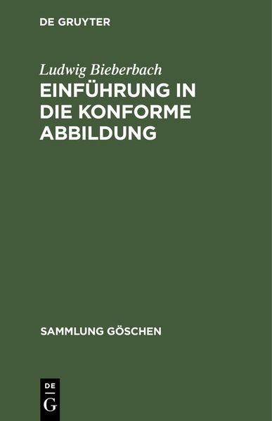 Produktbild: Einf&uuml;hrung in die konforme Abbildung