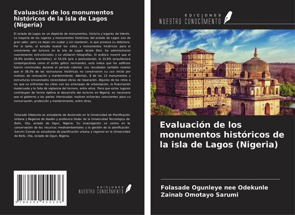 Produktbild: Evaluaci&oacute;n de los monumentos hist&oacute;ricos de la isla de Lagos (Nigeria)