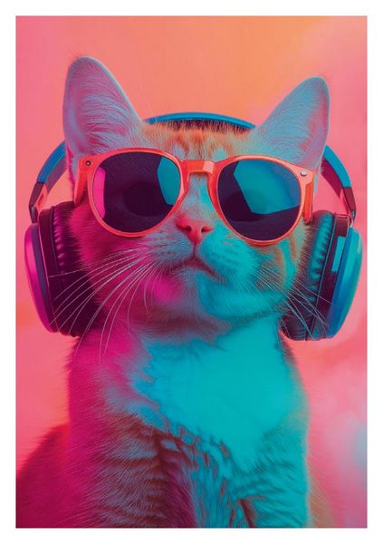 Produktbild: Postkartenblock Crazy Cats