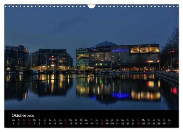 Produktbild: K&ouml;ln bei Nacht (Wandkalender 2026 DIN A3 quer), CALVENDO Monatskalender