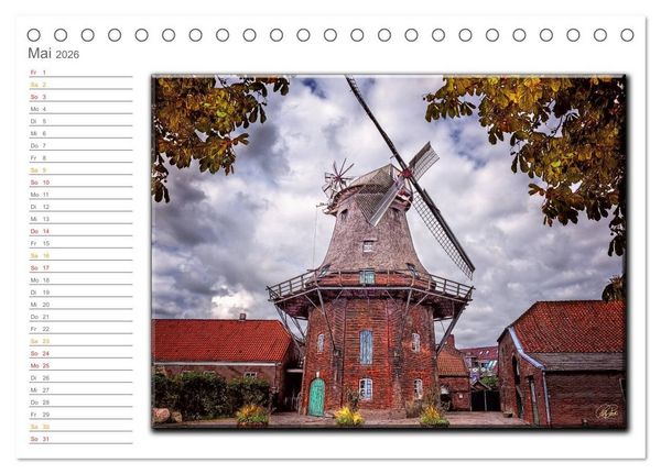 Produktbild: Jever - die Nordsee ganz nah (Tischkalender 2026 DIN A5 quer), CALVENDO Monatskalender