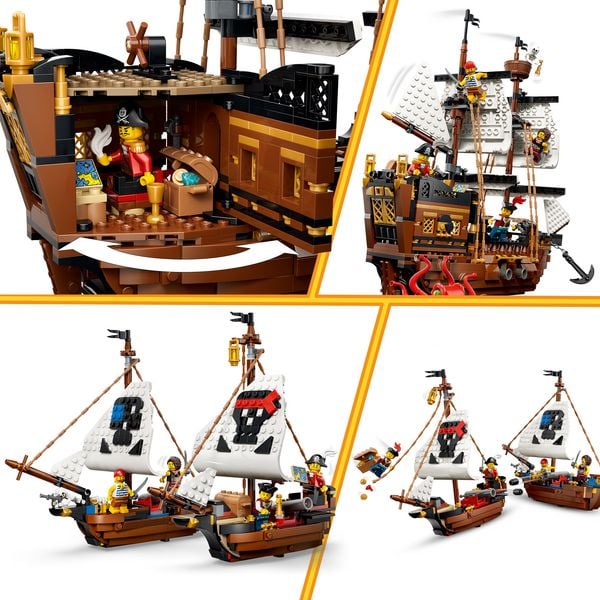Produktbild: LEGO Creator 31387 Legend&auml;res Piratenschiff, Spielzeug ab 9 Jahren