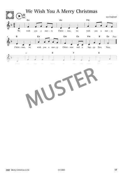 Produktbild: Merry Christmas f&uuml;r B-Instrumente