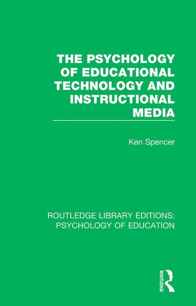 Produktbild: The Psychology of Educational Technology and Instructional Media