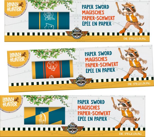 Produktbild: Magisches Papier-Schwert - Lenny Hunter, sort.