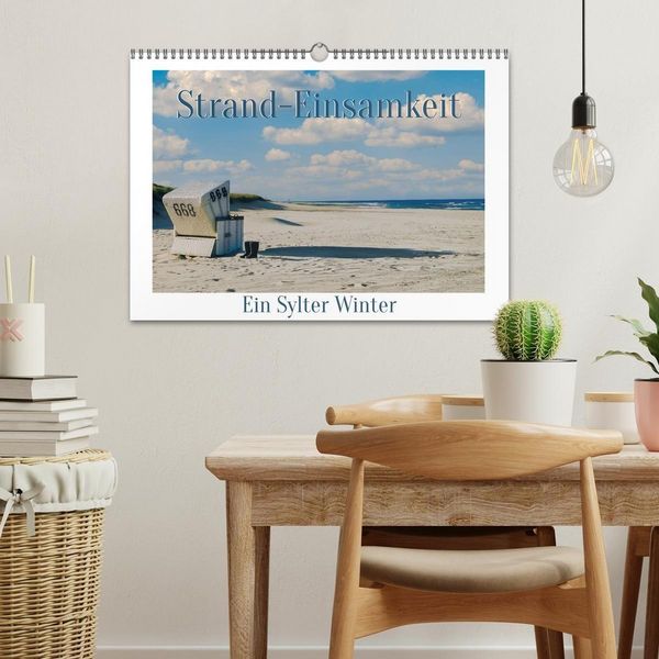 Produktbild: Strand-Einsamkeit. Ein Sylter Winter (Wandkalender 2027 DIN A3 quer), CALVENDO Monatskalender