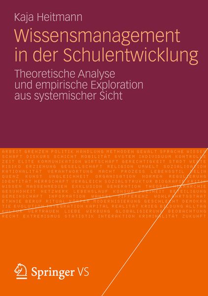 Produktbild: Wissensmanagement in der Schulentwicklung
