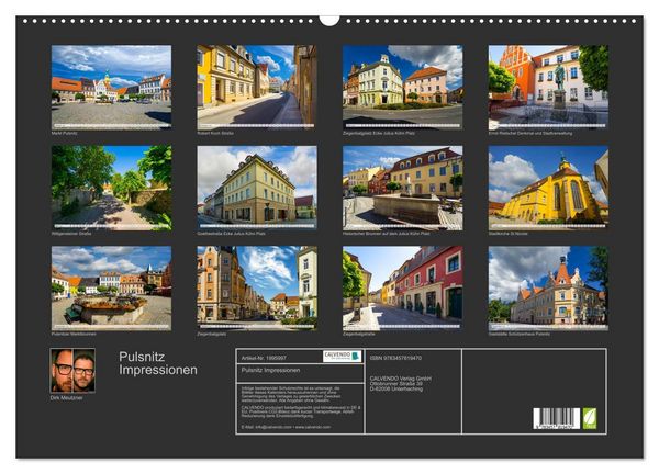 Produktbild: Pulsnitz Impressionen (Wandkalender 2026 DIN A2 quer), CALVENDO Monatskalender