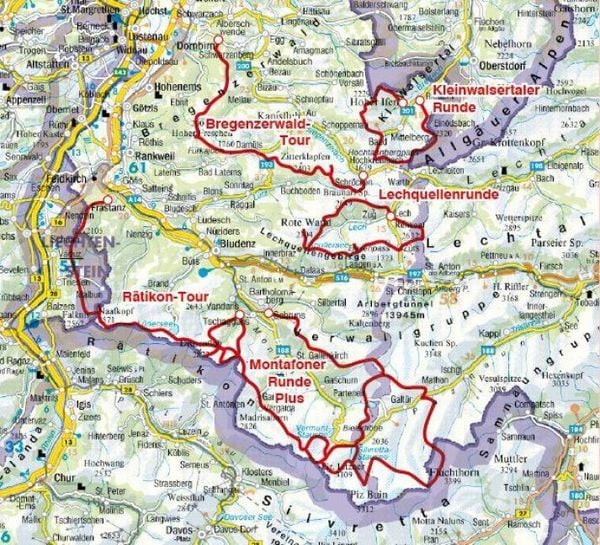 Produktbild: ROTHER Wanderf&uuml;hrer Trekking in Vorarlberg