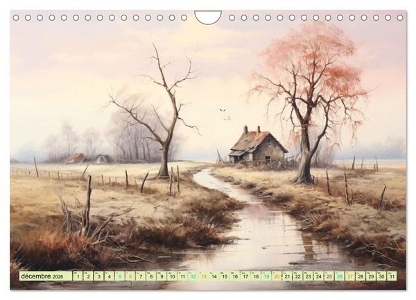 Produktbild: Une vie &agrave; la campagne (Calendrier mural 2026 DIN A4 vertical), CALVENDO calendrier mensuel