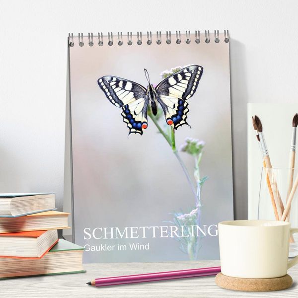 Produktbild: Schmetterlinge - Gaukler im Wind (Tischkalender 2026 DIN A5 hoch), CALVENDO Monatskalender