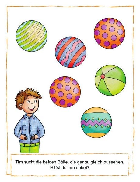 Mein Kindergartenblock - Zuordnen und verbinden