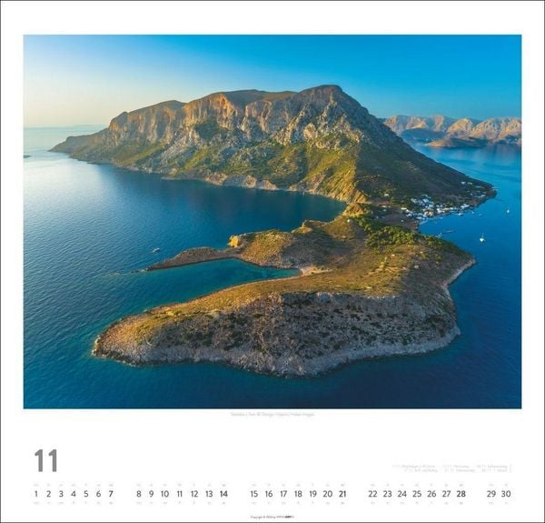 Produktbild: Griechische Inseln Kalender 2027 - Im Land der G&ouml;tter