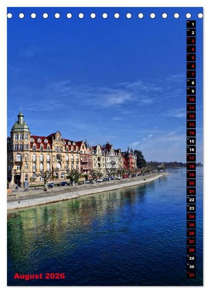 Produktbild: Unterwegs in Konstanz (Tischkalender 2026 DIN A5 hoch), CALVENDO Monatskalender