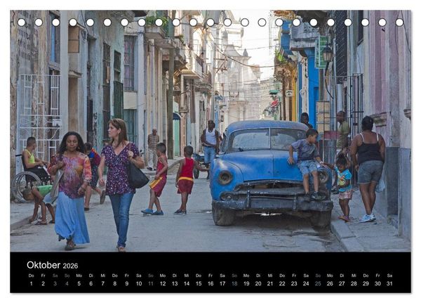 Produktbild: Cuba Highlights (Tischkalender 2026 DIN A5 quer), CALVENDO Monatskalender