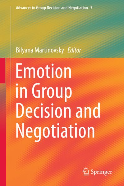 Produktbild: Emotion in Group Decision and Negotiation