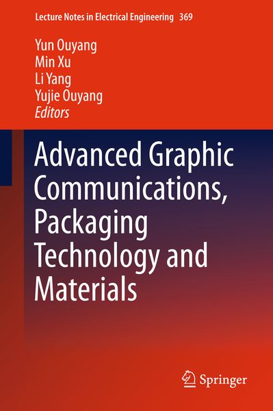 Produktbild: Advanced Graphic Communications, Packaging Technology and Materials