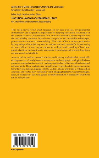 Produktbild: Transition Towards a Sustainable Future