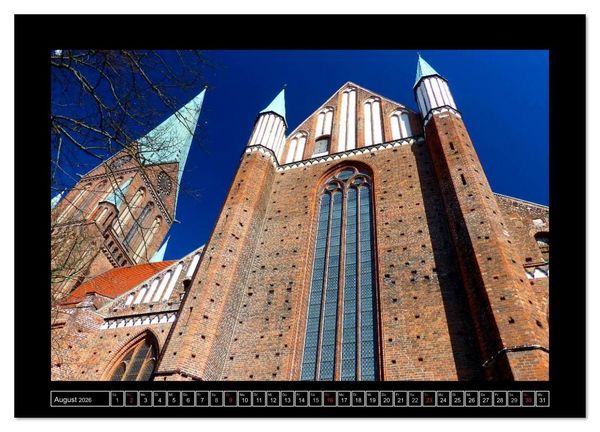 Produktbild: Residenzstadt Schwerin (hochwertiger Premium Wandkalender 2026 DIN A2 quer), Kunstdruck in Hochglanz