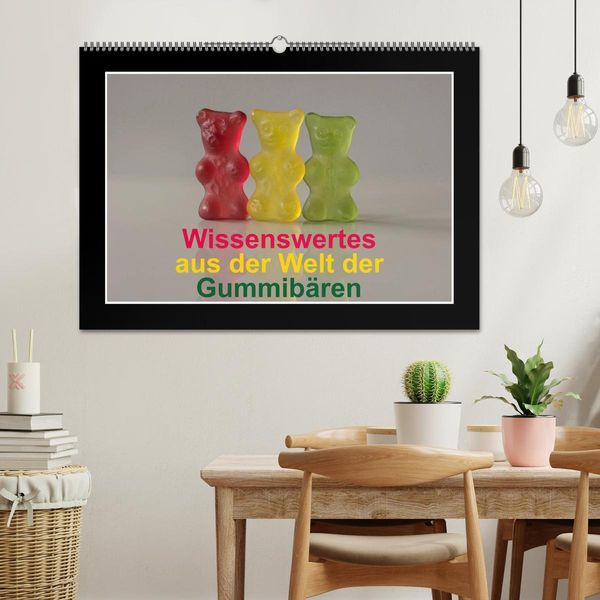Produktbild: Wissenswertes aus der Welt der Gummib&auml;ren (Wandkalender 2026 DIN A2 quer), CALVENDO Monatskalender