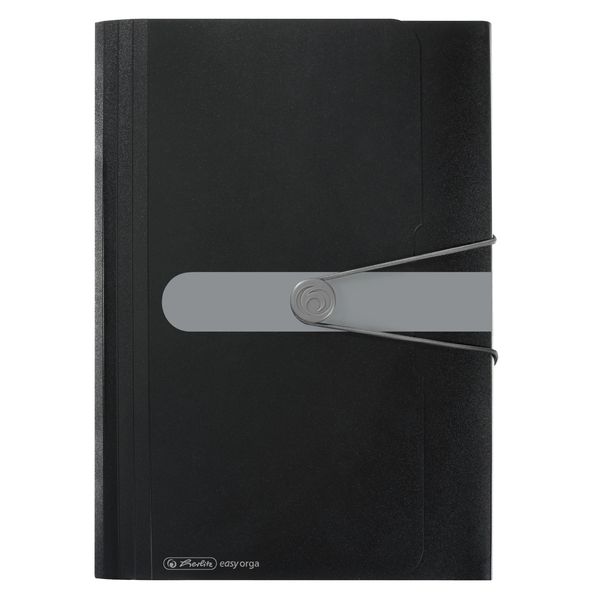 Produktbild: Herlitz F&auml;chermappe A4 PP 12 F&auml;cher, schwarz