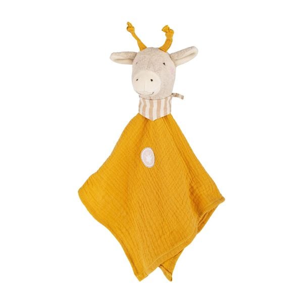 sigikid 39926 - Baby Musselintuch Giraffe Tiny Tissues, Schnuffeltuch