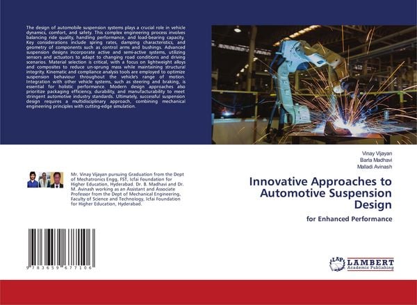 Produktbild: Innovative Approaches to Automotive Suspension Design
