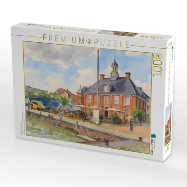 Produktbild: CALVENDO Puzzle Hafenpromenade Leer | 1000 Teile Lege-Gr&ouml;&szlig;e 64x48cm Foto-Puzzle f&uuml;r gl&uuml;ckliche Stunden