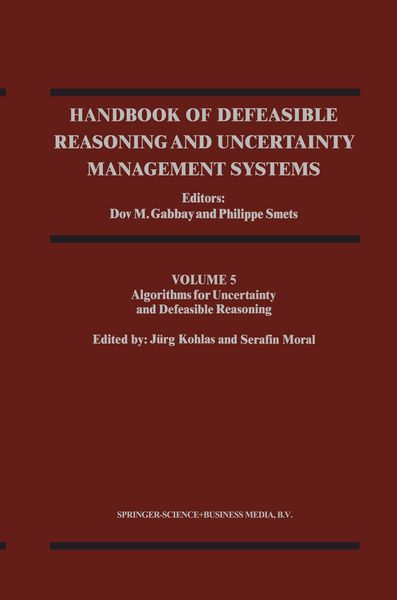 Produktbild: Handbook of Defeasible Reasoning and Uncertainty Management Systems