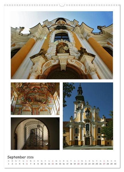 Produktbild: Stifte und Kl&ouml;ster in &Ouml;sterreich (hochwertiger Premium Wandkalender 2026 DIN A2 hoch), Kunstdruck in Hochglanz