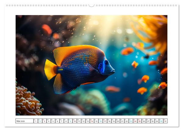 Produktbild: Exotische Fische (Wandkalender 2026 DIN A2 quer), CALVENDO Monatskalender