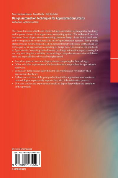 Produktbild: Design Automation Techniques for Approximation Circuits