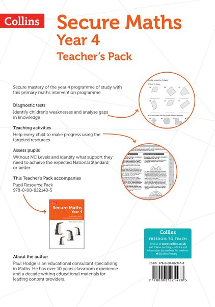 Produktbild: Secure Year 4 Maths Teacher's Pack