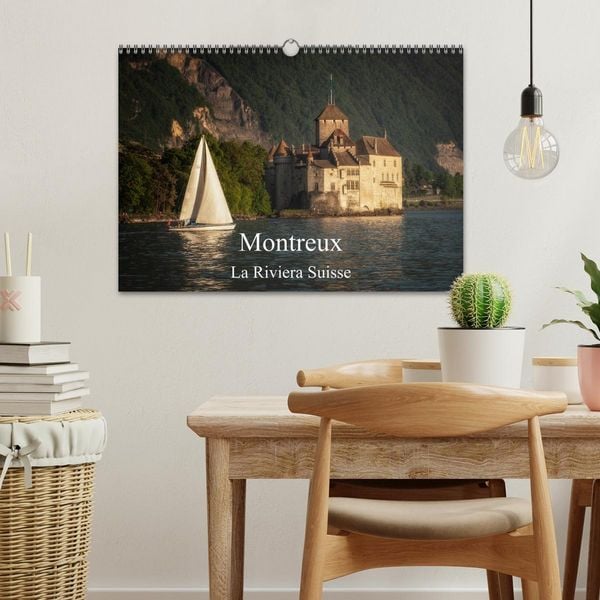 Produktbild: Montreux, la Riviera Suisse (Calendrier mural 2026 DIN A3 vertical), CALVENDO calendrier mensuel