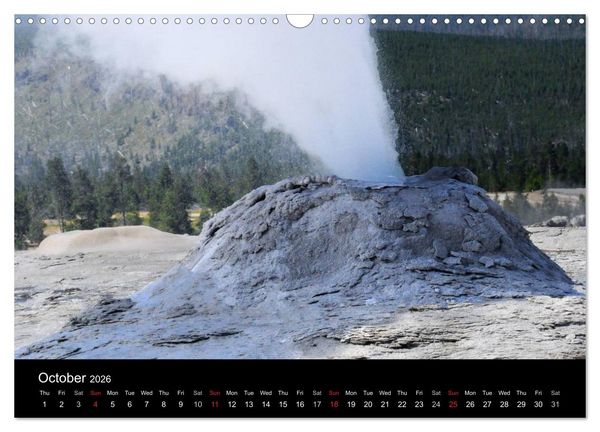 Produktbild: The Yellowstone National Park (Wall Calendar 2026 DIN A3 landscape), CALVENDO 12 Month Wall Calendar