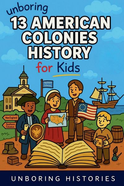 Produktbild: Unboring 13 American Colonies History for Kids