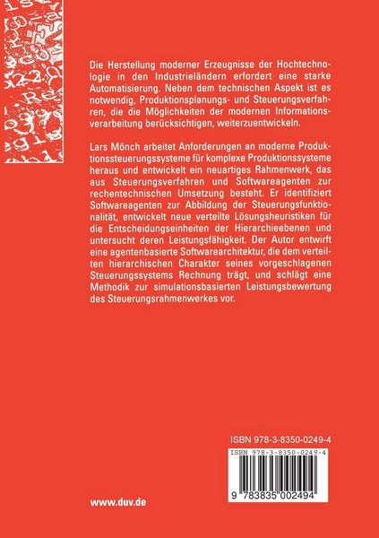 Produktbild: Agentenbasierte Produktionssteuerung komplexer Produktionssysteme