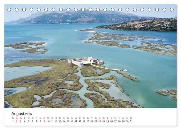 Produktbild: Die sch&ouml;nsten Bucket List Reiseziele (Tischkalender 2026 DIN A5 quer), CALVENDO Monatskalender