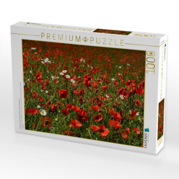 Produktbild: CALVENDO Puzzle Ein Motiv aus dem Kalender Roter Mohn, bunte Wiesen | 1000 Teile Lege-Gr&ouml;&szlig;e 64x48cm Foto-Puzzle f&uuml;r gl&uuml;ckliche Stunden