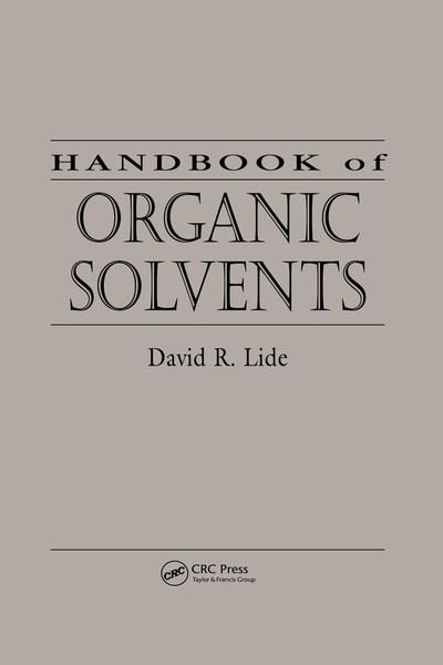 Produktbild: Handbook of Organic Solvents
