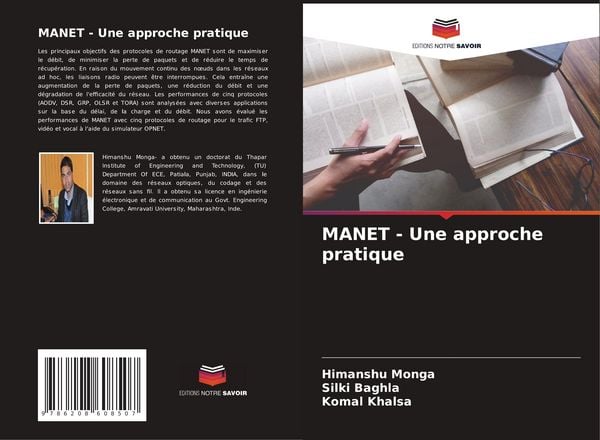 Produktbild: MANET - Une approche pratique