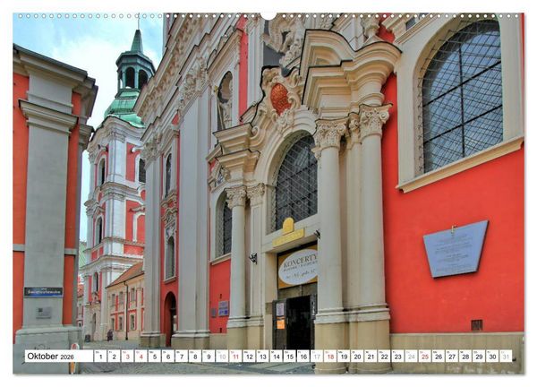 Produktbild: Posen Poznan - Bunte und strahlende Akzente (hochwertiger Premium Wandkalender 2026 DIN A2 quer), Kunstdruck in Hochglanz
