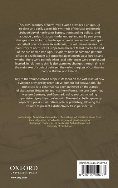 Produktbild: Later Prehistory of North-West Europe