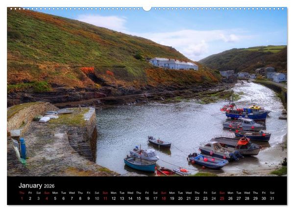 Produktbild: Cornwall (High Quality Premium Wall Calendar 2026 DIN A2 landscape),CALVENDO 12 Month Wall Calendar