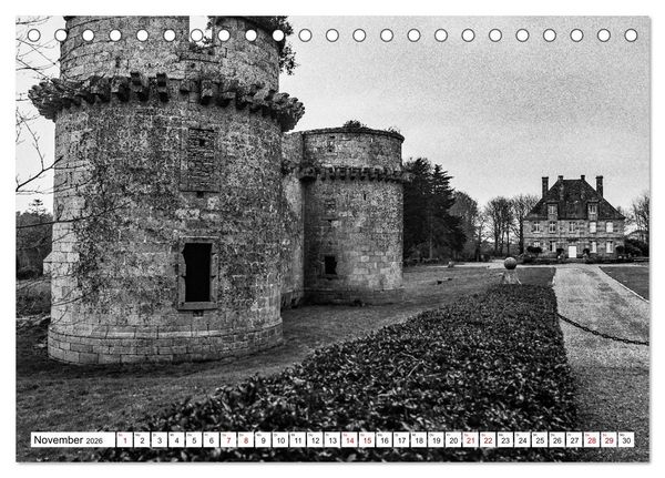 Produktbild: Bretagne Mythen und Steine (Tischkalender 2026 DIN A5 quer), CALVENDO Monatskalender