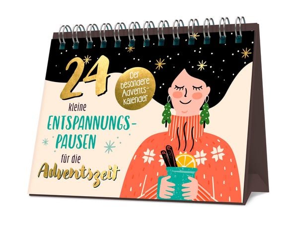 Produktbild: 24 kleine Entspannungspausen f&uuml;r die Adventszeit